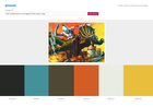 Screenshot of Get Colours - make a colour palette from a picture