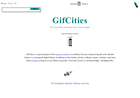 Screenshot of Gifcities